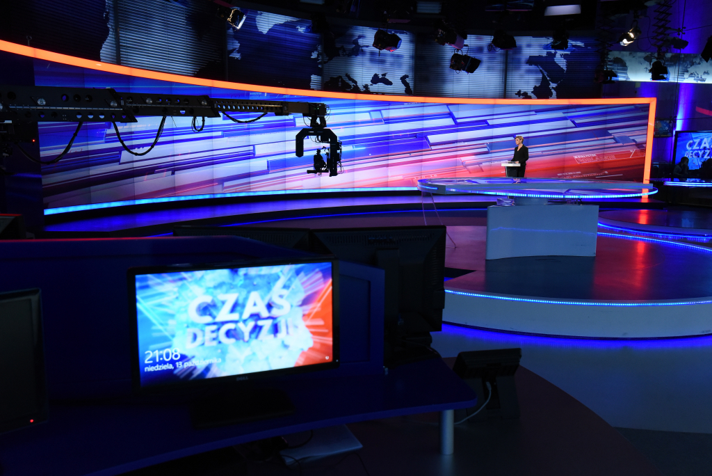 Wieczór Wyborczy "Czas decyzji" w TVN24 (fot. TVN)