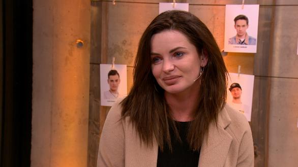 Marlena Klimczyk chwilę po wyjściu z domu Wielkiego Brata (fot. TVN)